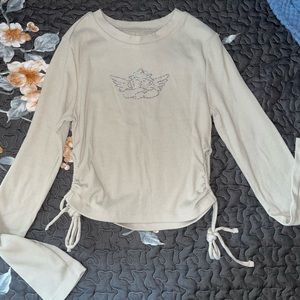 Women’s Tan Cherub Long Sleeve Top